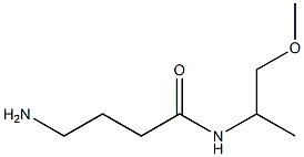 4-amino-N-(2-methoxy-1-methylethyl)butanamide Struktur