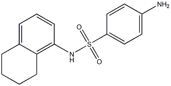 4-amino-N-(5,6,7,8-tetrahydronaphthalen-1-yl)benzene-1-sulfonamide Struktur