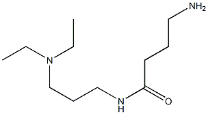 4-amino-N-[3-(diethylamino)propyl]butanamide Struktur