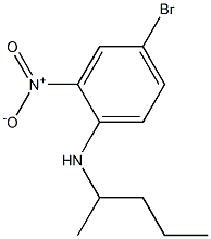 4-bromo-2-nitro-N-(pentan-2-yl)aniline Struktur