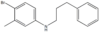 4-bromo-3-methyl-N-(3-phenylpropyl)aniline Struktur