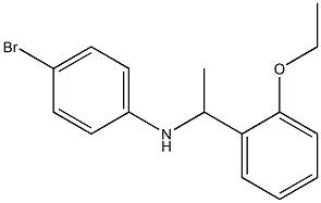 4-bromo-N-[1-(2-ethoxyphenyl)ethyl]aniline Struktur