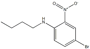 4-bromo-N-butyl-2-nitroaniline Struktur