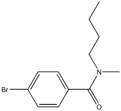 4-bromo-N-butyl-N-methylbenzamide Struktur