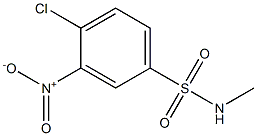 4-chloro-N-methyl-3-nitrobenzene-1-sulfonamide Struktur