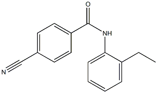 4-cyano-N-(2-ethylphenyl)benzamide Struktur