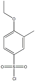 4-ethoxy-3-methylbenzene-1-sulfonyl chloride Struktur