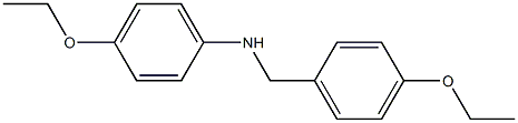 4-ethoxy-N-[(4-ethoxyphenyl)methyl]aniline Struktur