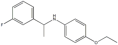 4-ethoxy-N-[1-(3-fluorophenyl)ethyl]aniline Struktur