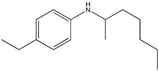 4-ethyl-N-(heptan-2-yl)aniline Struktur