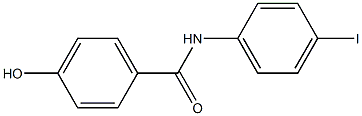 4-hydroxy-N-(4-iodophenyl)benzamide Struktur