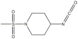 4-isocyanato-1-(methylsulfonyl)piperidine Struktur