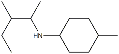 4-methyl-N-(3-methylpentan-2-yl)cyclohexan-1-amine Struktur