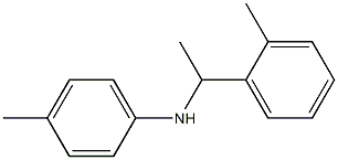 4-methyl-N-[1-(2-methylphenyl)ethyl]aniline Struktur