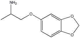 5-(2-aminopropoxy)-2H-1,3-benzodioxole Struktur