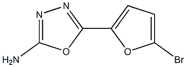 5-(5-bromofuran-2-yl)-1,3,4-oxadiazol-2-amine Struktur