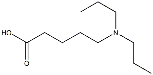 5-(dipropylamino)pentanoic acid Struktur