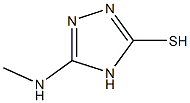 5-(methylamino)-4H-1,2,4-triazole-3-thiol Struktur