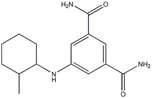 5-[(2-methylcyclohexyl)amino]benzene-1,3-dicarboxamide Struktur