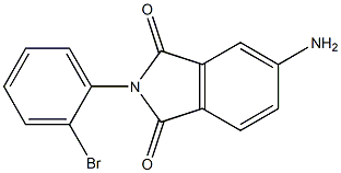 5-amino-2-(2-bromophenyl)-2,3-dihydro-1H-isoindole-1,3-dione Struktur