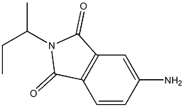 5-amino-2-(butan-2-yl)-2,3-dihydro-1H-isoindole-1,3-dione Struktur