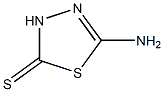 5-amino-2,3-dihydro-1,3,4-thiadiazole-2-thione Struktur