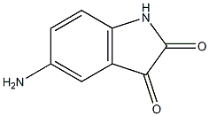 5-amino-2,3-dihydro-1H-indole-2,3-dione Struktur