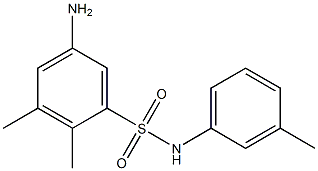 5-amino-2,3-dimethyl-N-(3-methylphenyl)benzene-1-sulfonamide Struktur