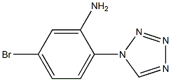 5-bromo-2-(1H-1,2,3,4-tetrazol-1-yl)aniline Struktur