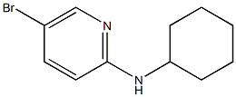 5-bromo-N-cyclohexylpyridin-2-amine Struktur