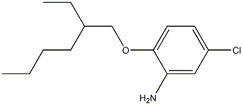 5-chloro-2-[(2-ethylhexyl)oxy]aniline Struktur