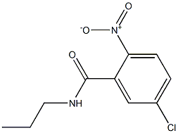 5-chloro-2-nitro-N-propylbenzamide Struktur