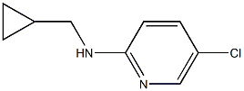 5-chloro-N-(cyclopropylmethyl)pyridin-2-amine Struktur