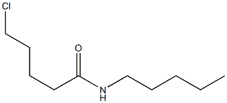 5-chloro-N-pentylpentanamide Struktur