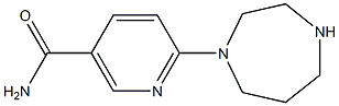 6-(1,4-diazepan-1-yl)nicotinamide Struktur