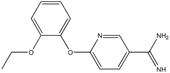 6-(2-ethoxyphenoxy)pyridine-3-carboximidamide Struktur