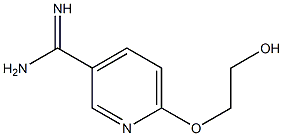 6-(2-hydroxyethoxy)pyridine-3-carboximidamide Struktur