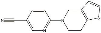 6-(6,7-dihydrothieno[3,2-c]pyridin-5(4H)-yl)nicotinonitrile Struktur