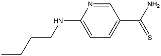 6-(butylamino)pyridine-3-carbothioamide Struktur