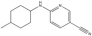 6-[(4-methylcyclohexyl)amino]nicotinonitrile Struktur