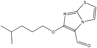 6-[(4-methylpentyl)oxy]imidazo[2,1-b][1,3]thiazole-5-carbaldehyde Struktur