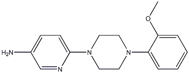 6-[4-(2-methoxyphenyl)piperazin-1-yl]pyridin-3-amine Struktur