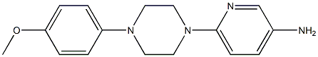 6-[4-(4-methoxyphenyl)piperazin-1-yl]pyridin-3-amine Struktur