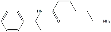 6-amino-N-(1-phenylethyl)hexanamide Struktur