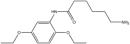 6-amino-N-(2,5-diethoxyphenyl)hexanamide Struktur