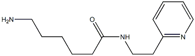 6-amino-N-(2-pyridin-2-ylethyl)hexanamide Struktur