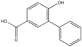 6-hydroxy-1,1'-biphenyl-3-carboxylic acid Struktur