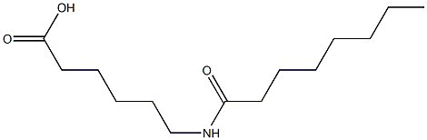 6-octanamidohexanoic acid Struktur