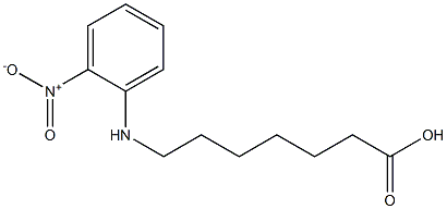 7-[(2-nitrophenyl)amino]heptanoic acid Struktur