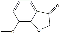 7-methoxy-2,3-dihydro-1-benzofuran-3-one Struktur